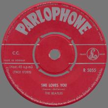 NO 1963 09 00 - SHE LOVES YOU ⁄ I'LL GET YOU - R 5055 - 1 - GN 1714 - SPORVOGNSEVENTYR - pic 1