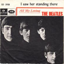 NO 1964 03 00 - ALL MY LOVING ⁄ I SAW HER STANDING THERE - SD 5958 - 6 - ORANGE - ND 7442 - YESTERDAY ⁄ ACT NATURALLY - pic 1
