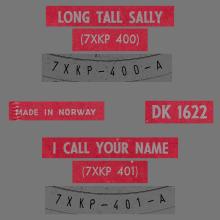 NO 1964 06 00 - LONG TALL SALLY ⁄ I CALL YOUR NAME - DK 1622 - 2 - BLUE ORANGE - GN 1723 - UNDER MEXICOS SOL  - pic 1