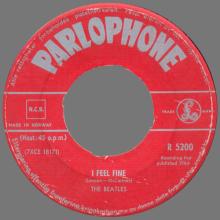NO 1964 11 00 - I FEEL FINE ⁄ SHE'S A WOMAN - R 5200 - 1 - ORANGE - SS 350 - BABY LOVE - pic 1