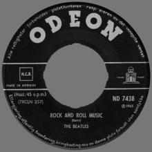 NO 1965 01 00 - ROCK AND ROLL MUSIC ⁄ EIGHT DAYS A WEEK - ND 7438 - 2 - ORANGE - SS 350 - BABY LOVE - pic 1