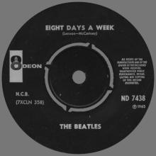 NO 1965 01 00 - ROCK AND ROLL MUSIC ⁄ EIGHT DAYS A WEEK - ND 7438 - 4 - ORANGE - LABEL 6 - F 5602 - SLOOP JOHN B - pic 5