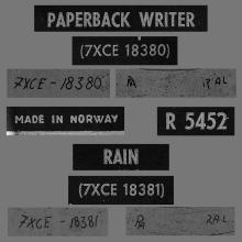 NO 1966 05 00 - PAPERBACK WRITER ⁄ RAIN - 1 - RED - LABEL 3 - SD 5987 - MICHELLE ⁄ GIRL - pic 4