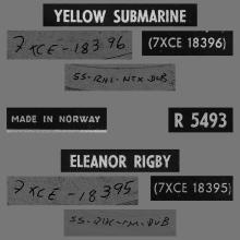 NO 1966 07 00 - YELLOW SUBMARINE ⁄ ELEANOR RIGBY - R 5055 - 1- RED - LABEL 3 - F 5602 - SLOOP JOHN B - pic 4