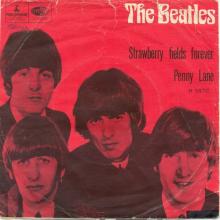 NO 1967 03 00 - STRAWBERRY FIELDS FOREVER ⁄ PENNY LANE - 2 - RED - LABEL 5 - R5493 - YELLOW SUBMARINE ⁄ ELEANOR RIGBY - pic 1