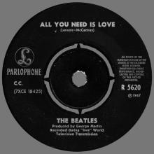 NO 1967 06 00 - ALL YOU NEED IS LOVE ⁄ BABY, YOU'RE A RICH MAN - R 5620 -1 - LABEL 5 - DB 8101 - KEN DODD - pic 1