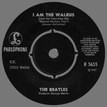 NO 1967 11 00 - HELLO, GOODBYE ⁄ I AM THE WALRUS - R 5655 -1 - LABEL 5 - GN 1792 - 9-TIMENS MASURKA - pic 5