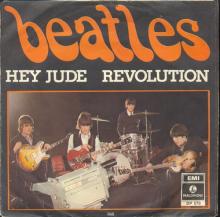 NO 1968 09 00 - HEY JUDE ⁄ REVOLUTION - DP 570 -1 - LABEL 5 - SWEDISH SLEEVE - pic 1