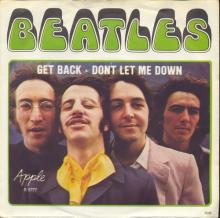 NO 1969 04 00 - GET BACK ⁄ DON'T LET ME DOWN - R 5777 -1 - LABEL 5 - SWEDISH SLEEVE - pic 1