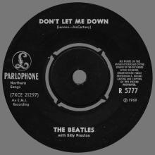 NO 1969 04 00 - GET BACK ⁄ DON'T LET ME DOWN - R 5777 -1 - LABEL 5 - SWEDISH SLEEVE - pic 5