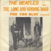 NO 1970 07 00 - THE LONG AND WINDING ROAD ⁄ FOR YOU BLUE - 7E 006-04514 M -4E 006-04514 M - LABEL 7 - CL 15606 - BOBBIE GENTRY - pic 1
