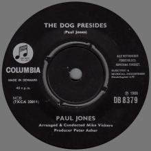 PAUL JONES - AND THE SUN WILL SHINE ⁄ THE DOG PRESIDES - DEMARK - DB 8379 - 1968 03 08 - pic 5