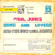 PAUL JONES - SONS AND LOVERS / AND THE SUN WILL SHINE - ITALY - SCMQ 7083 - 1968 03 08 - pic 2