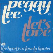 PEGGY LEE - LET'S LOVE - FRANCE - ATLANTIC 10 545 - pic 1