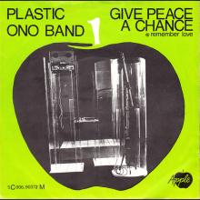 PLASTIC ONO BAND - JOHN LENNON - GIVE PEACE A CHANCE - HOLLAND - 5C 006-9072 M ⁄ APPLE 13 - pic 1