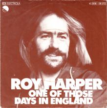 ROY HARPER - ONE OF THOSE DAYS IN ENGLAND - GERMANY - 1C 006-06 372 - pic 1