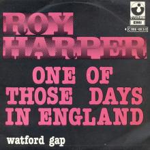 ROY HARPER - ONE OF THOSE DAYS IN ENGLAND - BELGIUM - 4C 006 - 06372 - pic 1