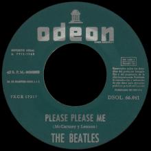 SPAIN 1963 04 30 - PLEASE PLEASE ME ⁄ ASK ME WHY - SLEEVE 05 LABEL B - DSOL 66.041 - pic 1