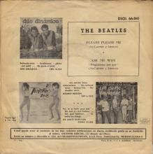 SPAIN 1963 04 30 - PLEASE PLEASE ME ⁄ ASK ME WHY - SLEEVE 07 LABEL B - DSOL 66.041 - pic 1