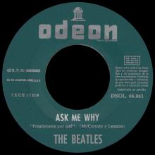 SPAIN 1963 04 30 - PLEASE PLEASE ME ⁄ ASK ME WHY - SLEEVE 11 LABEL B - DSOL 66.041 - pic 5