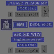 SPAIN 1963 04 30 - PLEASE PLEASE ME ⁄ ASK ME WHY - SLEEVE 13 LABEL G 1 - DSOL 66.041  - pic 4