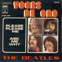 SPAIN 1963 04 30 - PLEASE PLEASE ME ⁄ ASK ME WHY - SLEEVE 14 LABEL I B - 1 J 006-04.451 M - pic 1
