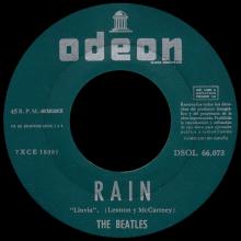 SPAIN 1966 07 26 - PAPERBACK WRITER ⁄ RAIN - SLEEVE 1 LABEL 1 GREEN - DSOL 66.073  - pic 5