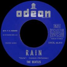 SPAIN 1966 07 26 - PAPERBACK WRITER ⁄ RAIN - SLEEVE 1 LABEL 2 BLUE - DSOL 66.073 - pic 5