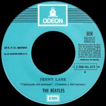 SPAIN 1967 03 06 - DSOL 66.077 - STRAWBERRY FIELDS FOREVER ⁄ PENNY LANE - SLEEVE 4 LABEL 3 - pic 5