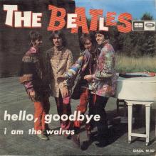 SPAIN 1967 12 08 - DSOL 66.082 - HELLO. GOODBYE ⁄ I AM THE WALRUS - SLEEVE 1 LABEL 2 - pic 1