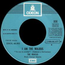 SPAIN 1967 12 08 - DSOL 66.082 - HELLO. GOODBYE ⁄ I AM THE WALRUS - SLEEVE 2 LABEL 4  - pic 5
