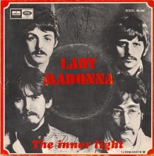 SPAIN 1968 05 15 - DSOL 66.086 - LADY MADONNA ⁄ THE INNER LIGHT - SLEEVE 3 LABEL 2  - pic 1