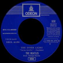SPAIN 1968 05 15 - DSOL 66.086 - LADY MADONNA ⁄ THE INNER LIGHT - SLEEVE 3 LABEL 2  - pic 5