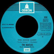 SPAIN 1968 05 15 - DSOL 66.086 - LADY MADONNA ⁄ THE INNER LIGHT - SLEEVE 3 LABEL 3  - pic 5