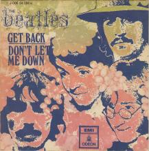 SPAIN 1969 03 27 - GET BACK ⁄ DON'T LET ME DOWN - SLEEVE 2 LABEL 1 - 1 J 006-04.084 M - pic 1