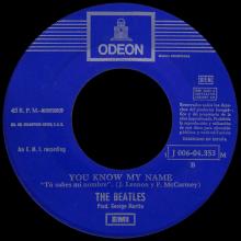 SPAIN 1970 03 20 - 1J 006-04.353 M - LET IT BE ⁄ YOU KNOW MY NAME - SLEEVE 1 LABEL 1 - pic 5
