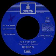 SPAIN 1970 08 25 - 1J 006-04.514 M - THE LONG AND WINDING ROAD ⁄ FOR YOU BLUE - SLEEVE 1 LABEL 1 - pic 5