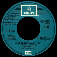SPAIN 1982 10 00 - 10C 006-05.265 M - LOVE ME DO ⁄ P.S. I LOVE YOU - SLEEVE 1 LABEL 2 - PROMO - pic 3