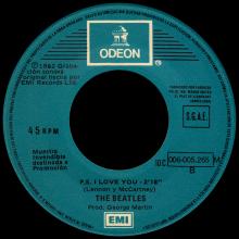 SPAIN 1982 10 00 - 10C 006-05.265 M - LOVE ME DO ⁄ P.S. I LOVE YOU - SLEEVE 1 LABEL 2 - PROMO - pic 5