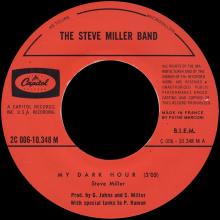 STEVE MILLER BAND - MY DARK HOUR - FRANCE - CAPITOL - 2C 006-10348 M - pic 1