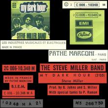 STEVE MILLER BAND - MY DARK HOUR - FRANCE - CAPITOL - 2C 006-10348 M - pic 4