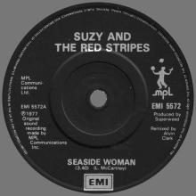 SUZY AND THE RED STRIPES - 1986 07 07 - SEASIDE WOMAN ⁄ B-SIDE TO SEASIDE - EMI 5572 - UK - pic 3