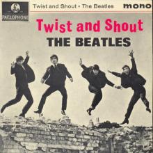 SWEDEN 1963 07 22 - GEP 8882 - 1 - RED LABEL - TWIST AND SHOUT - pic 1