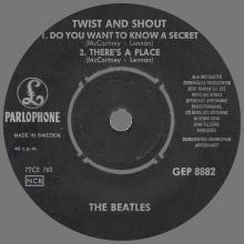 SWEDEN 1963 07 22 - GEP 8882 - 2 - BLACK LABEL - TWIST AND SHOUT - pic 5