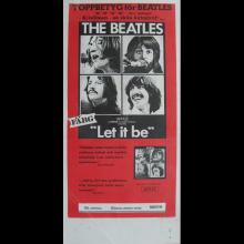 SWEDEN 1970 LET IT BE - BEATLES FILMPOSTER MOVIEPOSTER - pic 1
