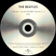 FRANCE 2013 11 11 THE BEATLES ON AIR LIVE AT THE BBC VOLUME 2 - 2X CDR - PROMO - pic 1