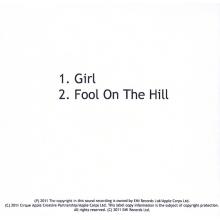 2011 02 08 - BONUS TRACKS TAKEN FROM THE BEATLES - LOVE (iTUNES EXCLUSIVE) PROMO - EMI CDR - pic 1