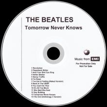 SWEDEN - 2012 07 24 - THE BEATLES - TOMORROW NEVER KNOWS ( iTUNES EXCLUSIVE ) - APPLE EMI CDR - PROMO - SWEDEN - pic 2