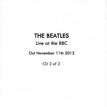 UK - 2013 11 11 - THE BEATLES LIVE AT THE BBC - APPLE AND UNIVERSAL - PROMO - 2X CDR - pic 3