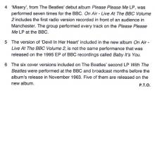 2013 11 11 - THE BEATLES - ON AIR - LIVE AT THE BBC VOLUME 2 - APPLE UNIVERSAL - PROMO - 2X CDR - pic 14